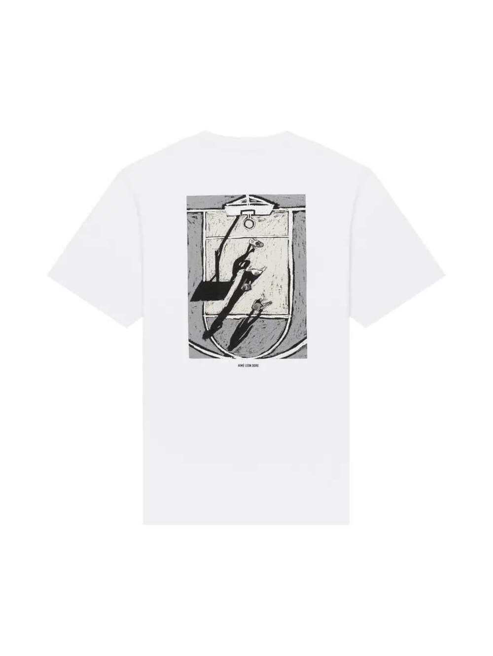 Aimé Leon Dore Court Sketch Tee White • M
